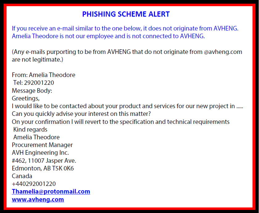Phishing Scam